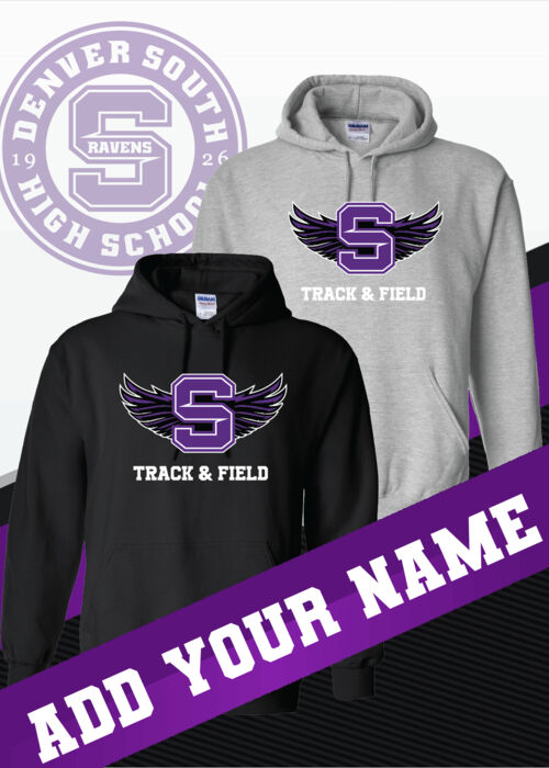 701-Denver South Track & Field Unisex Pullover Hoodie - DST&F Thumbnail