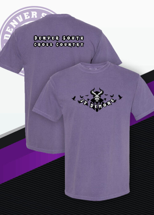 2024 Cross Country JV Demons - Garment-Dyed Heavyweight T-Shirt Thumbnail