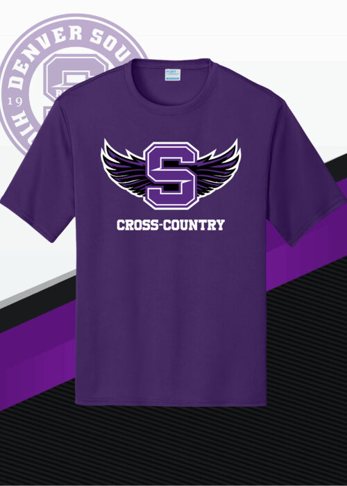 NEW! Denver South Cross Country - Performance Tee Thumbnail