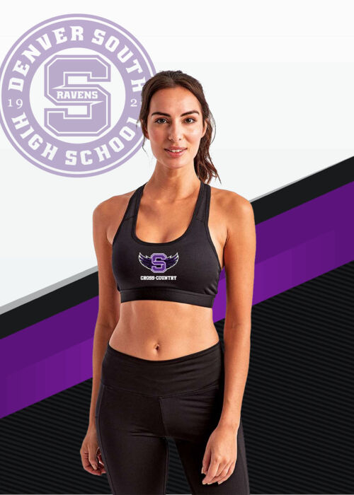 NEW! Denver South Cross Country - Impact Sports Bra Thumbnail