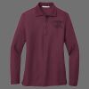 Women's Silk Touch Long Sleeve Polo Thumbnail
