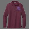 Women's Silk Touch Long Sleeve Polo Thumbnail