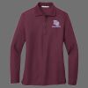 Women's Silk Touch Long Sleeve Polo Thumbnail
