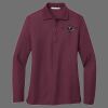 Women's Silk Touch Long Sleeve Polo Thumbnail
