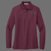 Women's Silk Touch Long Sleeve Polo Thumbnail